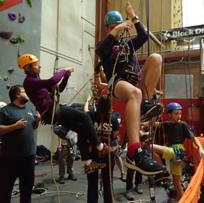 MSS members on a recent Field Day honing their skills for canyons and vertical caves